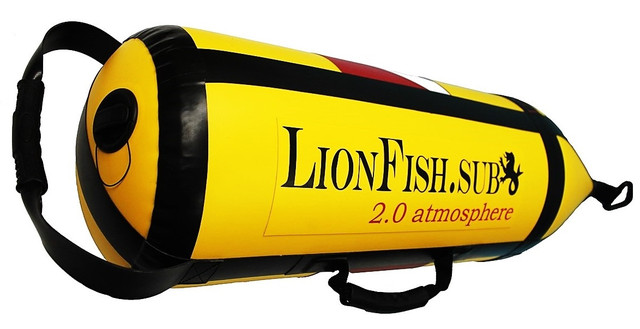 Буй "Seventh Sea 2.0" LionFish для Поддержания Подъемной Силы в 50 кг на глубине 20 м 