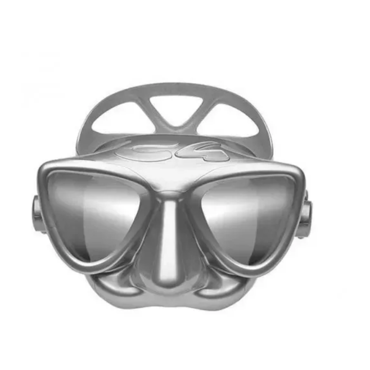 PLASMA mask black silver mirrored lenses