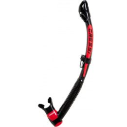Трубка Cressi ITACA ULTRA DRY, black/red