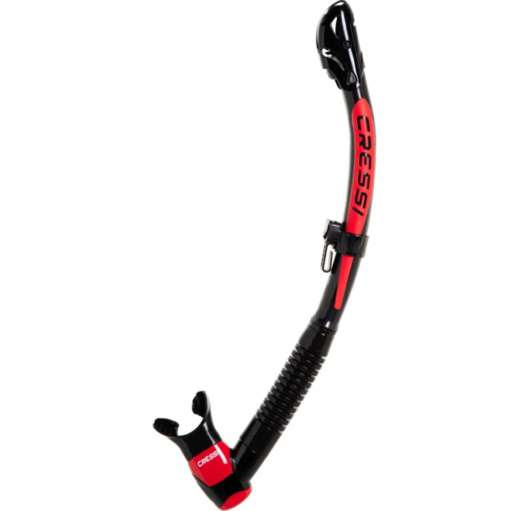 Трубка Cressi ITACA ULTRA DRY, black/red