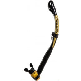 Трубка Cressi ITACA ULTRA DRY, black/gold