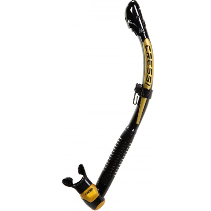 Трубка Cressi ITACA ULTRA DRY, black/gold