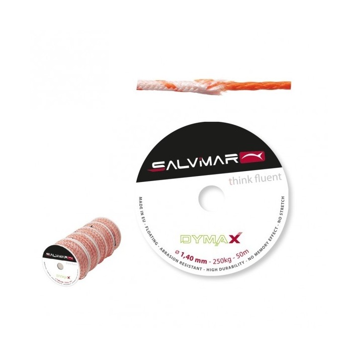Котушковий лінь Salvimar Dymax • Діаметр 1.4, 1.9 мм • Розривне навантаження 250, 380 кг