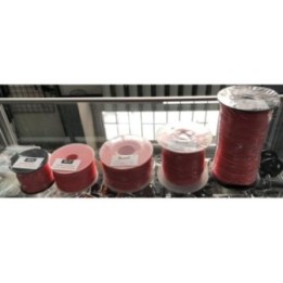 Лінь Dyneema UHMWPE червоний  ø1,2mm; ø1,5mm;ø2mm; ø2,5mm; ø3mm