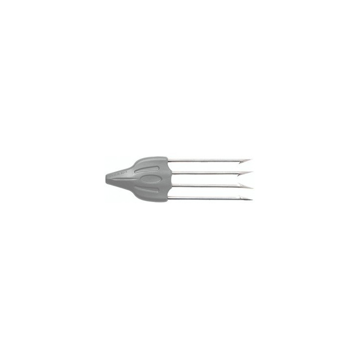 Наконечник Salvimar Speed чотиризубий • На нейлоні • Mustad