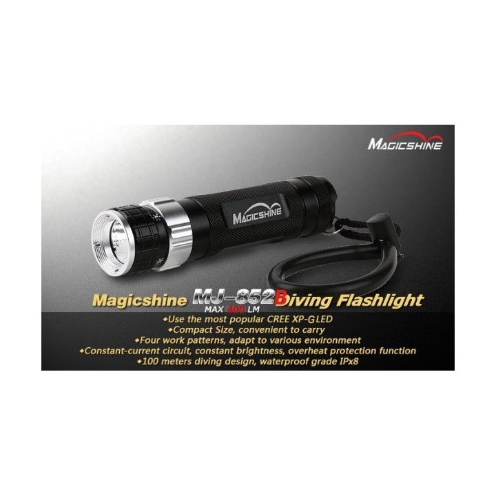 Підводний ліхтар Magicshine MJ-852B (Магишайн МЖ-852Б) • Потужність 400 Lm