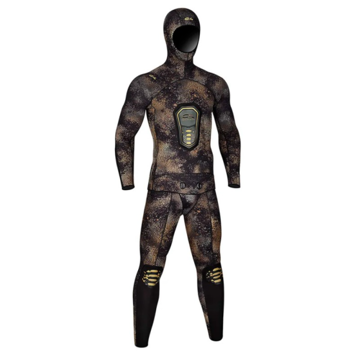 Гідрокостюм C4 CAMOSKIN MED, чоловічий, куртка+штани, 5 мм