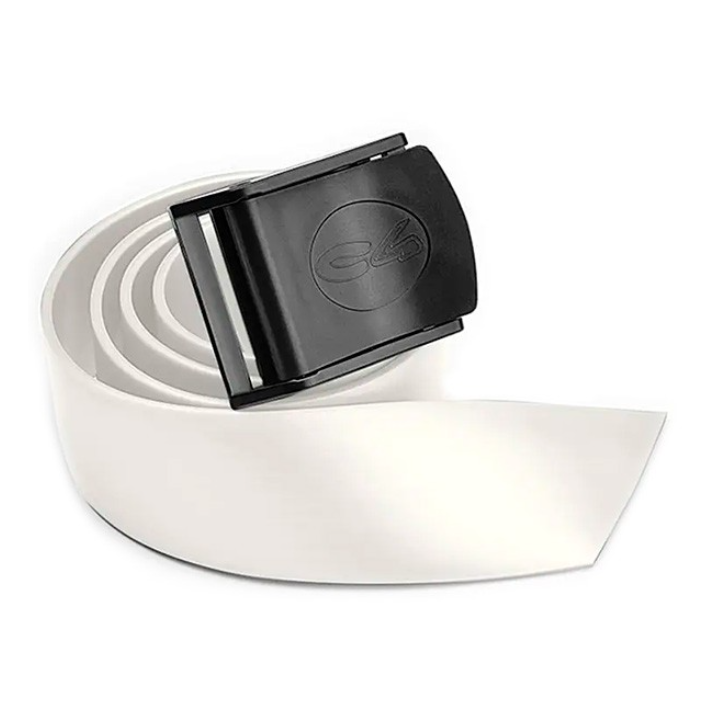 Пояс вантажний силіконовий білий C4 PLASTIC MARSEILLE BUCKLE, 140 см, пряжка пластик. марсельська