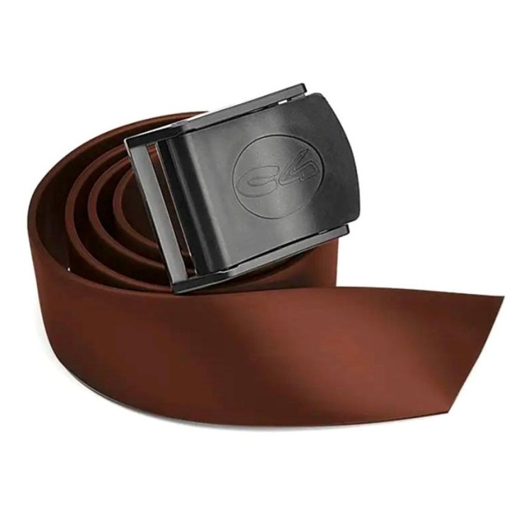 Пояс вантажний силіконовий коричневий C4 PLASTIC STANDARD BUCKLE, 140 см, пряжка пластик. швидкознімн.