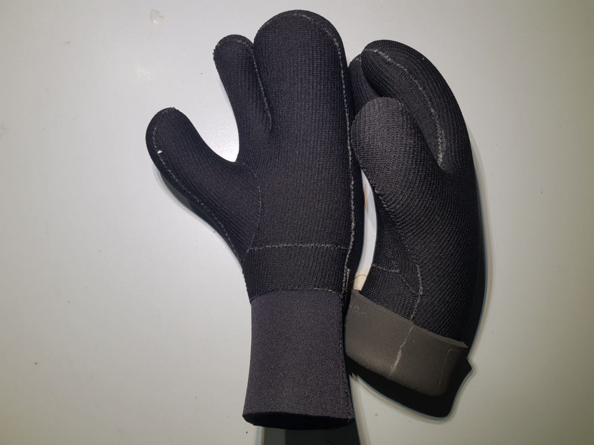 картинка Перчатки трёхпалые индпошив (Abordazh) • Supratex • Толщина 5 мм от магазина Абордаж