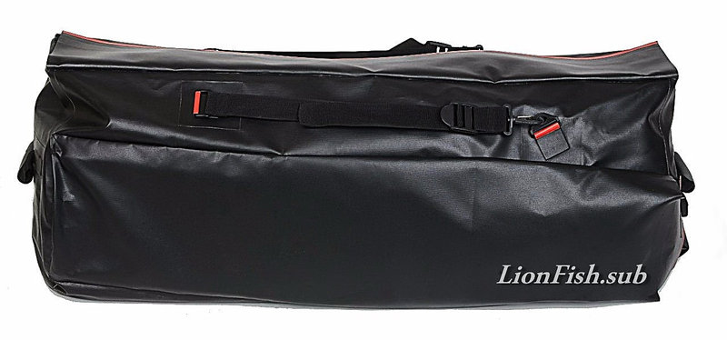 Герметичная сумка LionFish.sub Дайвер • Объём 100 л • Цвет чёрный