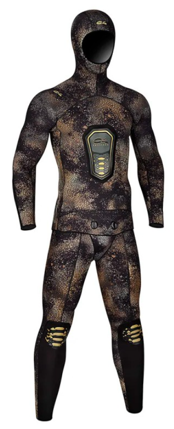 картинка Гідрокостюм C4 CAMOSKIN MED, чоловічий, куртка+штани, 5 мм от магазина Абордаж