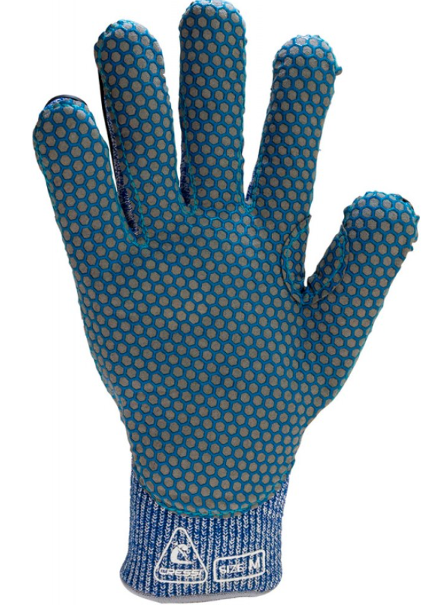картинка Рукавички Cressi HEX GRIP, захистні, blue от магазина Абордаж