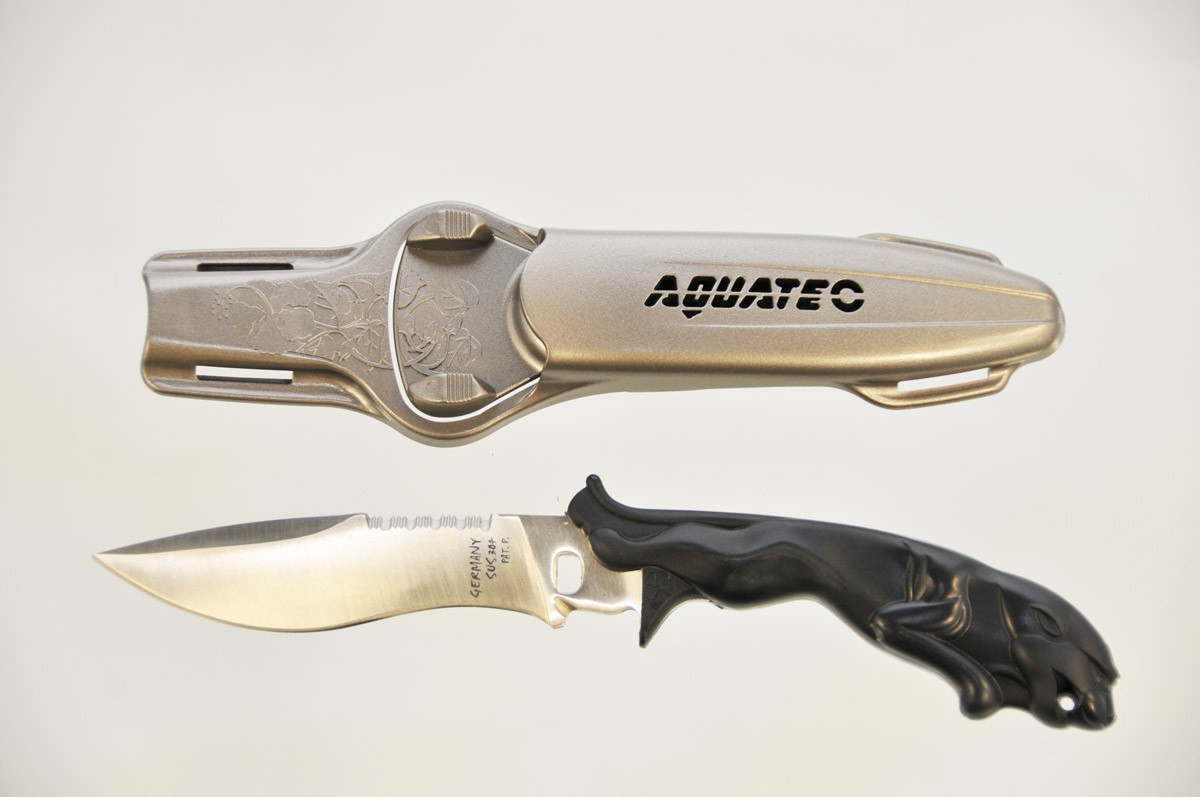 Подводный нож BS Diver Aquatec Leopard (304 ss)