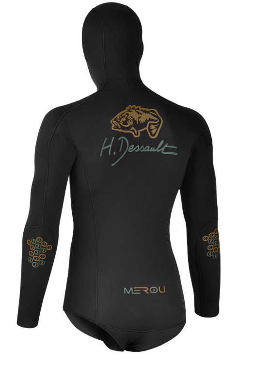 картинка Гідрокостюм H.dessault від C4 Merou чорного кольору - 5 мм от магазина Абордаж