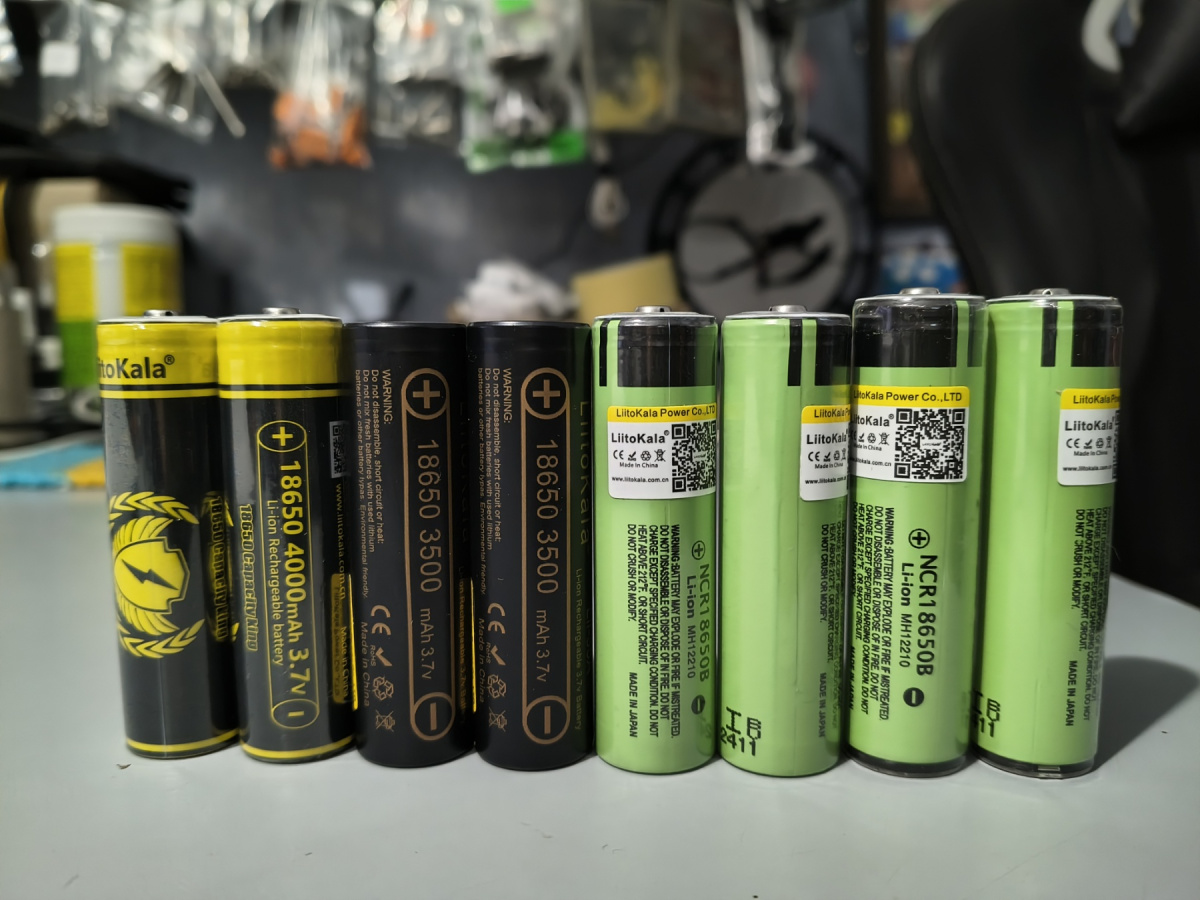 Изображение Літій-іонні акумулятори Liitokala, king 4000 mAh.  Без захисту, 12 А