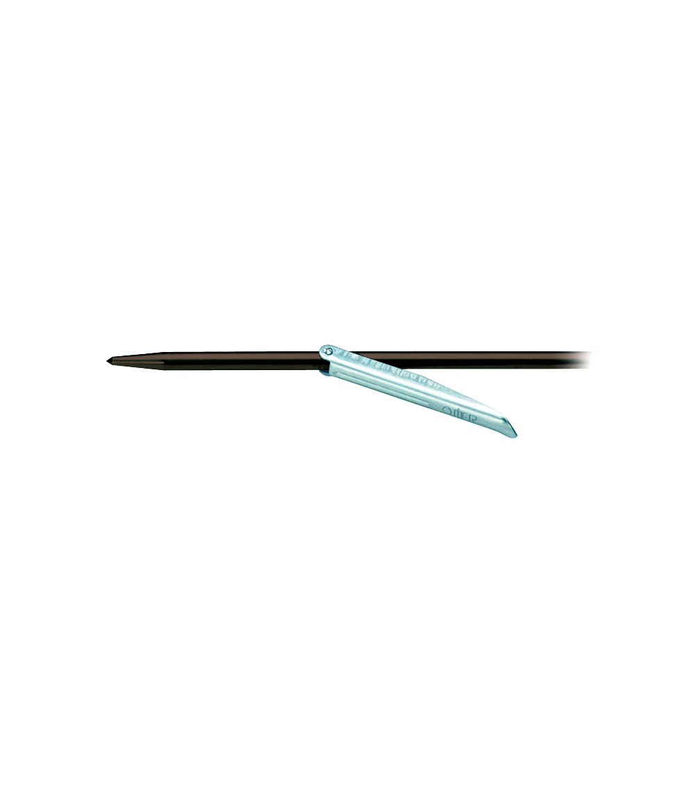 Гарпун с флажком и острым наконечником Omer 6.5 mm - 7,4cm barb - OMER tip • Длина 90, 115 см