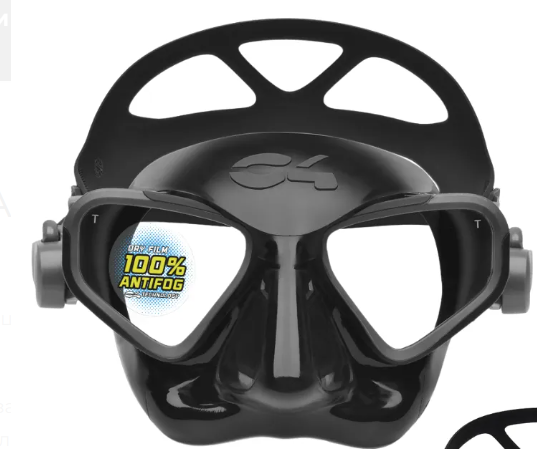 Изображение Маска С4 FALCON black mask antifog lenses