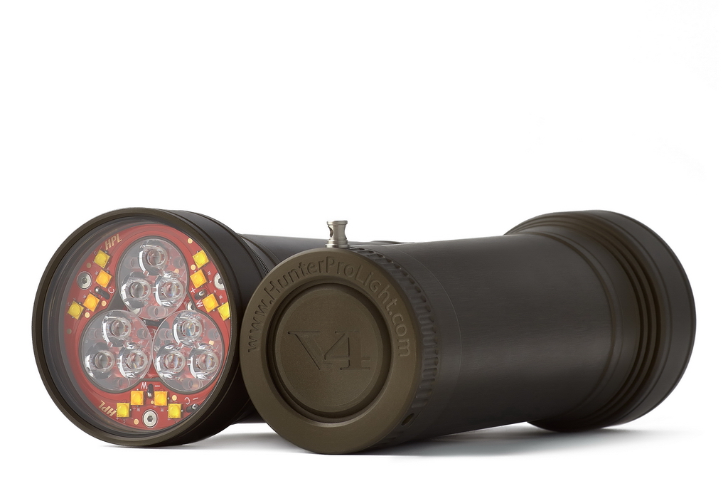 Ліхтар HunterProLight-4 V4 для підводного полювання, дайвінгу та відеозйомки.