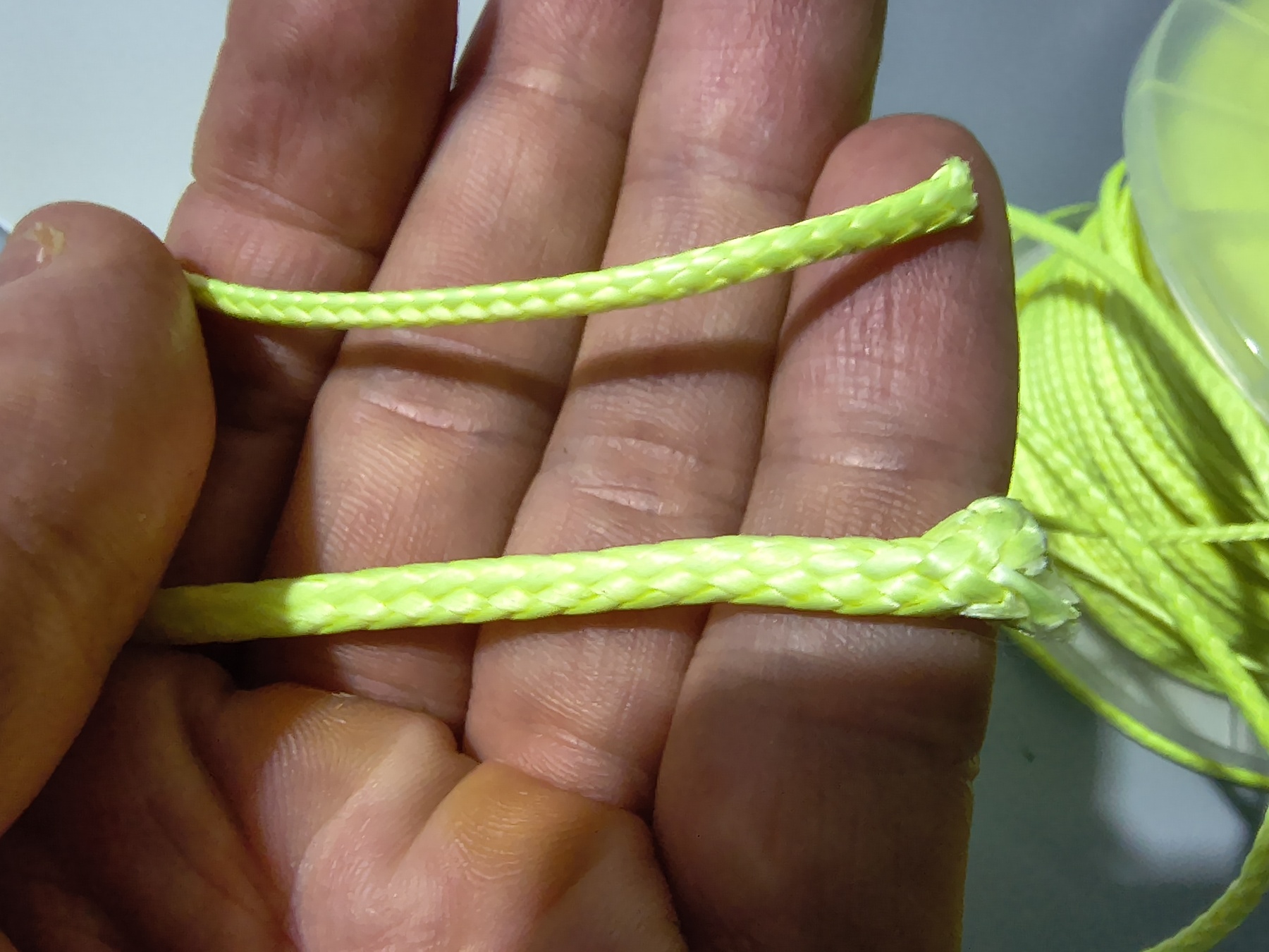 Изображение Лінь Dyneema UHMWPE жовтий ø1,5mm; ø2 mm; ø3mm; ø 4 mm ø 5 mm