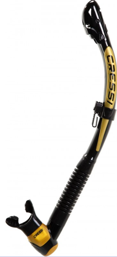 Изображение Трубка Cressi ITACA ULTRA DRY, black/gold