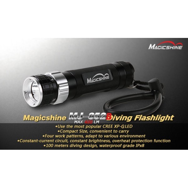 Подводный фонарь Magicshine MJ-852B (Магишайн МЖ-852Б) • Мощность 400 Lm