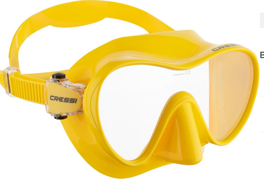 Изображение Маска Cressi F1, жовта