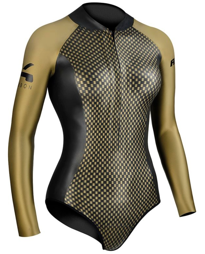 картинка Гідрокостюм короткий С4 AUREA SPRINGSUIT, жіночий, довгі рукава, без штанів, 2 мм от магазина Абордаж