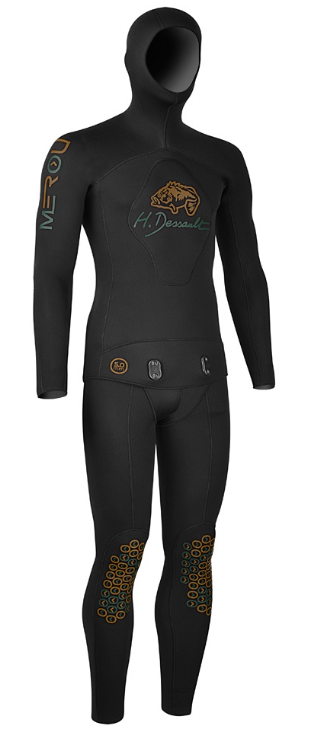 картинка Гідрокостюм H.dessault від C4 Merou чорного кольору - 5 мм от магазина Абордаж