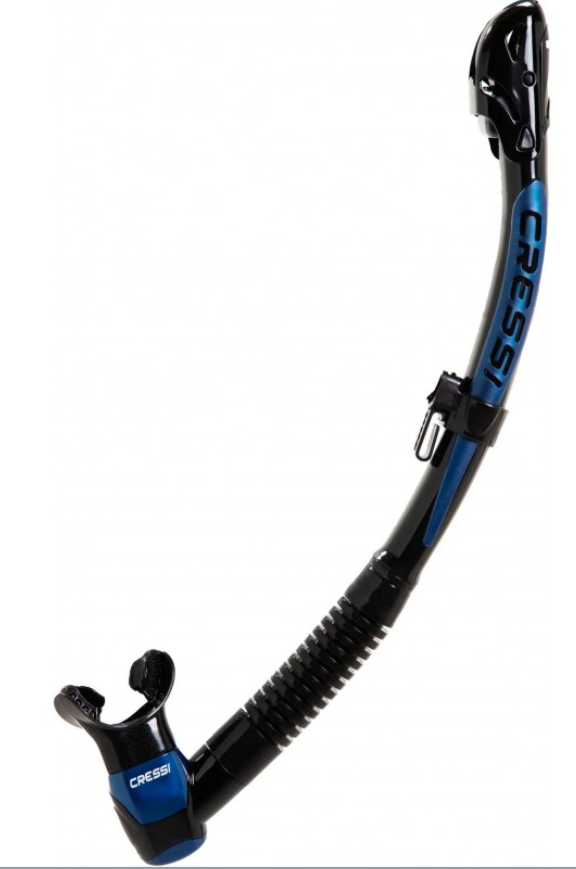 Изображение Трубка Cressi ITACA ULTRA DRY, black/blue metal