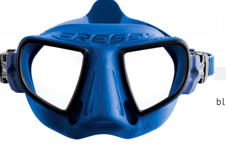 Изображение Маска Cressi ATOM, blue metal/black