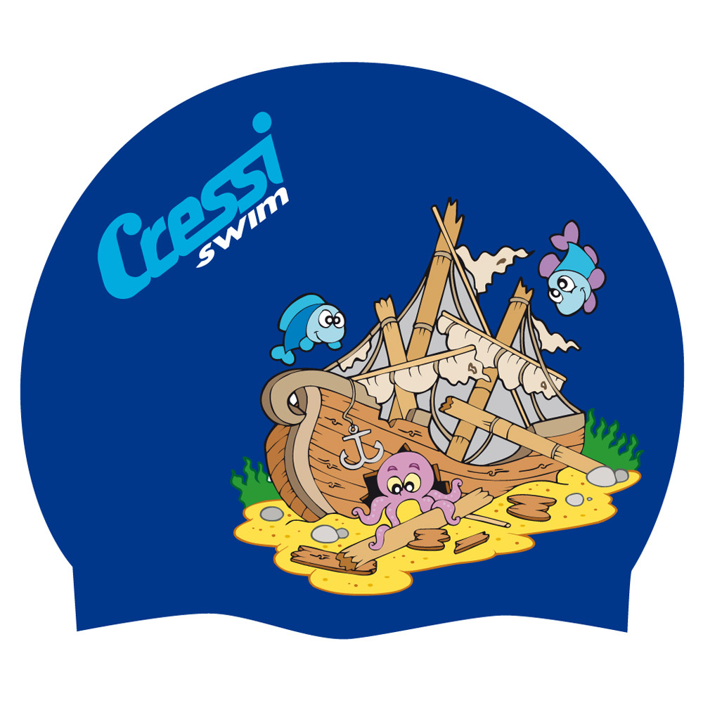 картинка Шапочка детская для бассейна Cressi Cap Junior Fantasy от магазина Абордаж