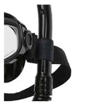 Изображение Маска Scubapro SYNERGY Twin з єластичним ремінцем чорна
